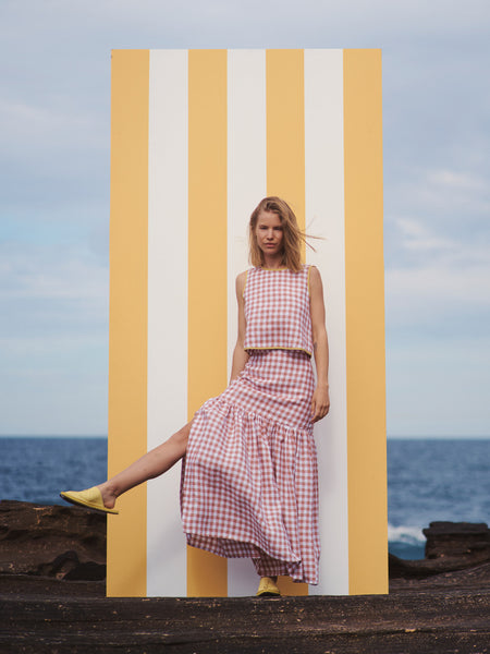 Gingham midi hotsell skirt australia